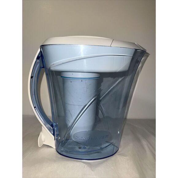 ZERO WATER 10-Cup Pitcher ZD-010RP BPA-FREE- Used 1 Time Filter Clean Water - Picture 3 of 6